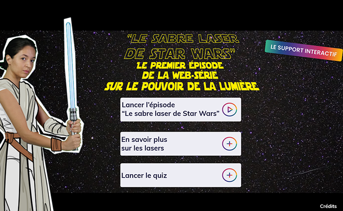 Support interactif Lasers